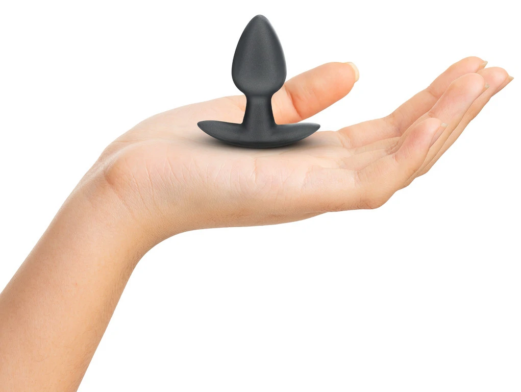 Metál Plug S – prémium szürke anális izgató 5 x 2,7 cm