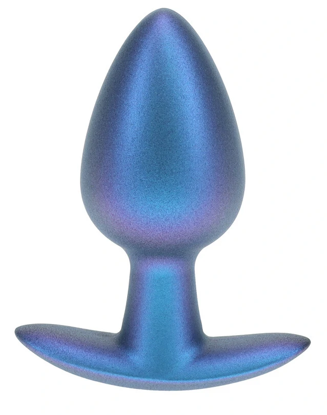 Metál análplug – prémium kék, 6,5 x 3,3 cm