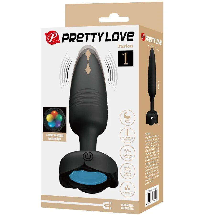 Pretty Love Tarion – LED világítással ellátott anális kúp
