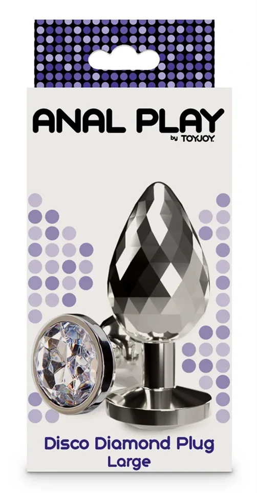 Bijou Disco Diamond L – prémium anál dugó 8,5 x 3,8 cm