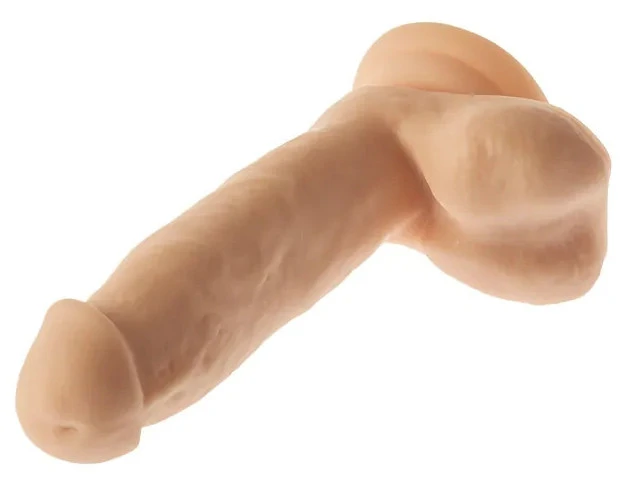 Realistic Smoothy Champs – élethű vibráló dildó 14 cm