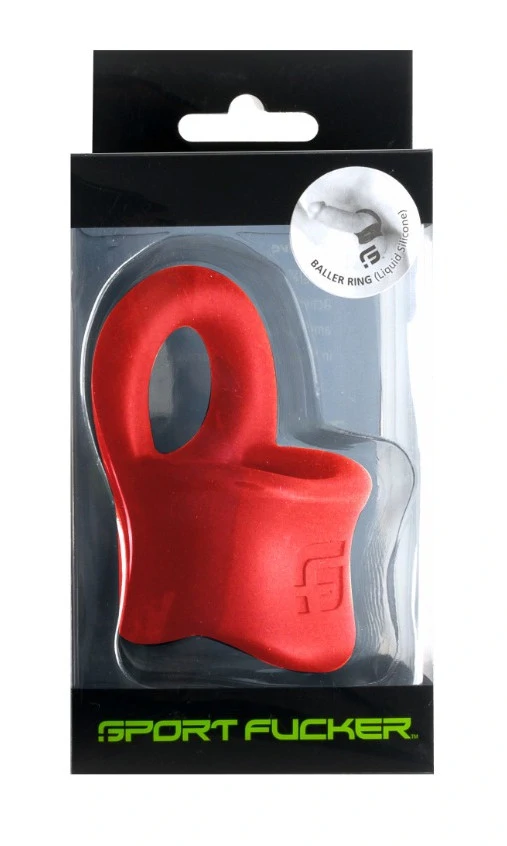 Ballstretcher Baller Ring – piros herehúzó gyűrű 32 mm