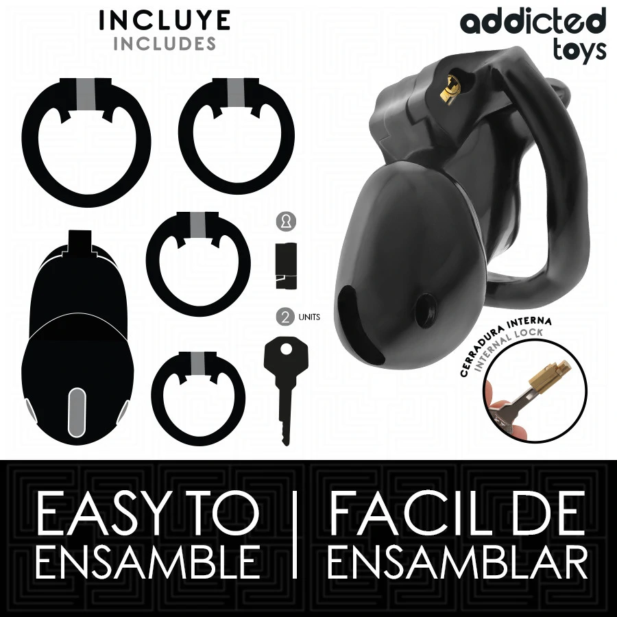 ADDICTED TOYS LOCKED – prémium péniszketrec S méretben