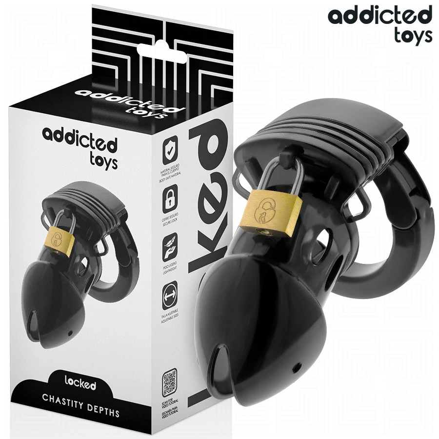 ADDICTED TOYS LOCKED - 7,5 cm hiszti-fogó pénisz ketrec