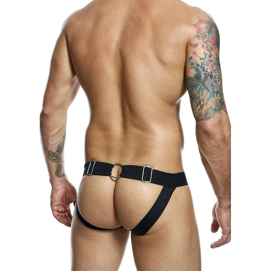 MOB – fekete láncos jockstrap, egy méretben