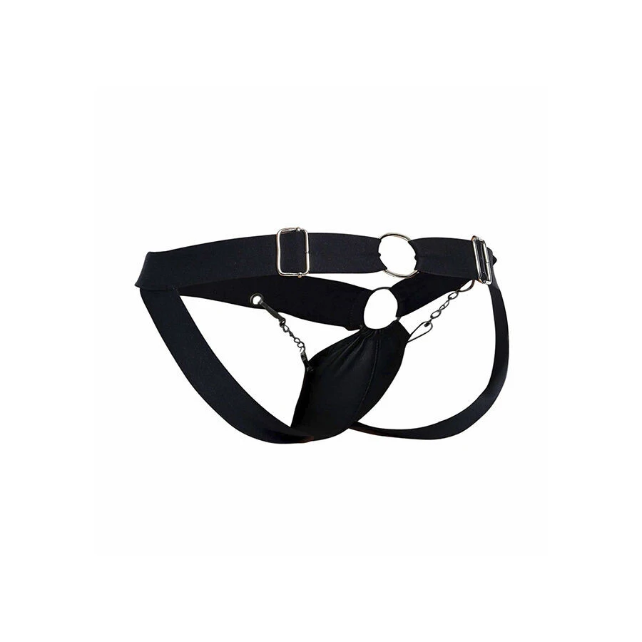 MOB – fekete láncos jockstrap, egy méretben