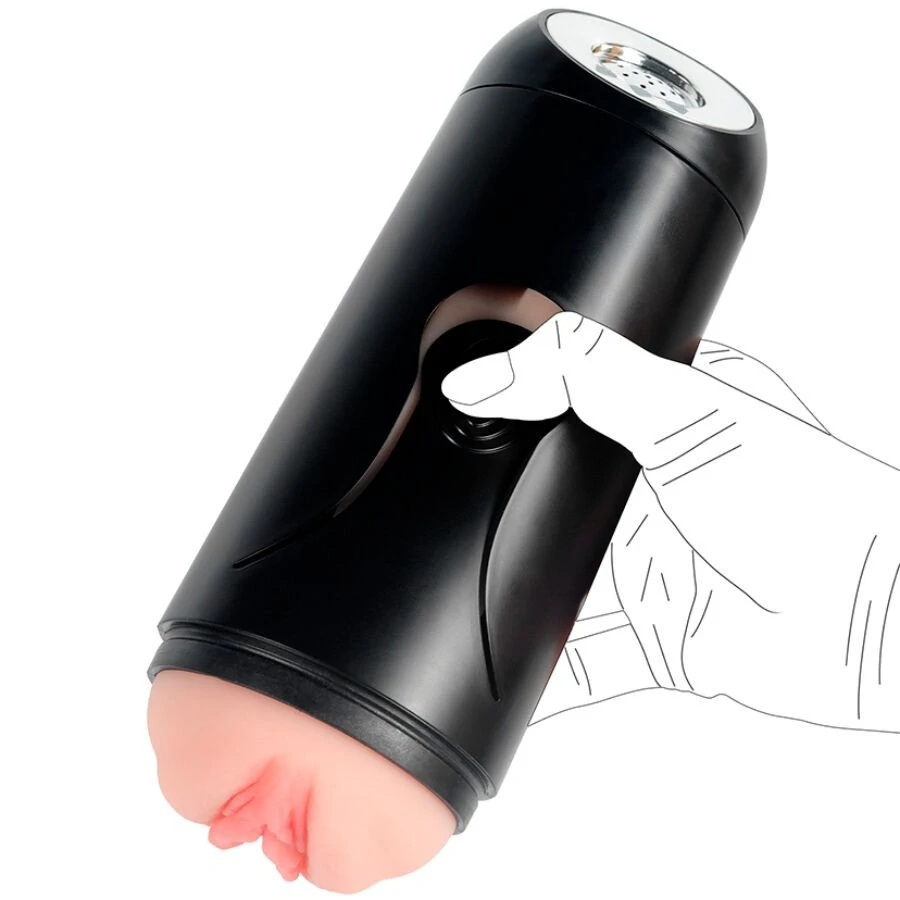 SHEQU Fanny – vibráló vagina maszturbátor