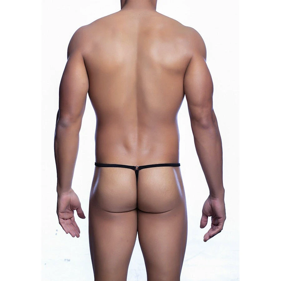 MOB – elegáns fekete, csepp alakú tanga L/XL méretben