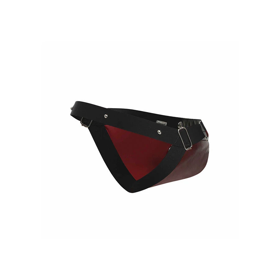 MOB – piros jockstrap és péniszgyűrű egy méretben