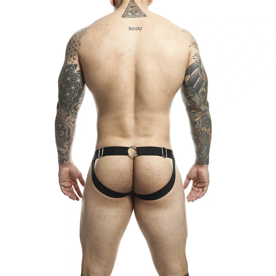 MOB - DNGEON RED – láncos férfi jockstrap (egy méret)