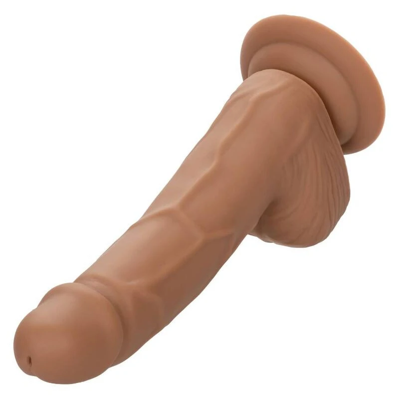 CalExotics – prémium szilikon pénisz (15,24 cm, barna)