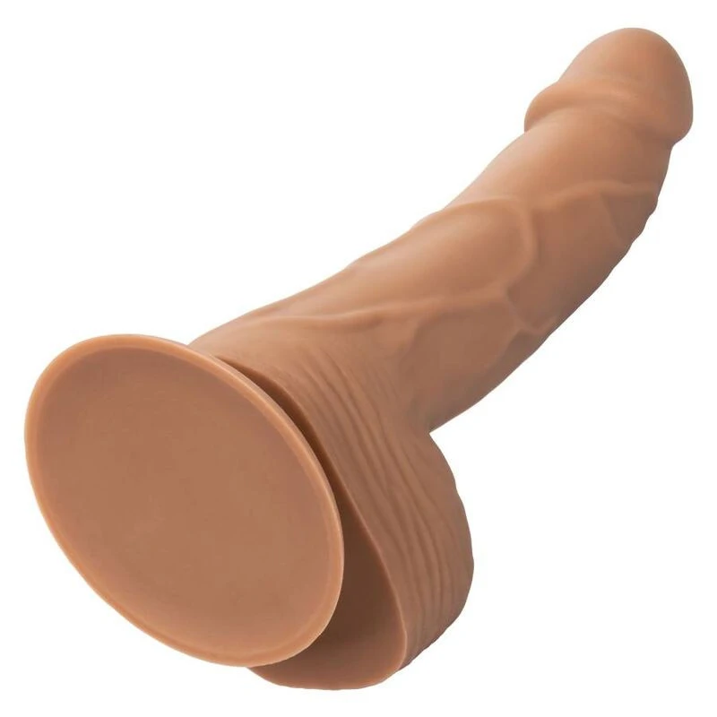 CalExotics – prémium szilikon pénisz (15,24 cm, barna)