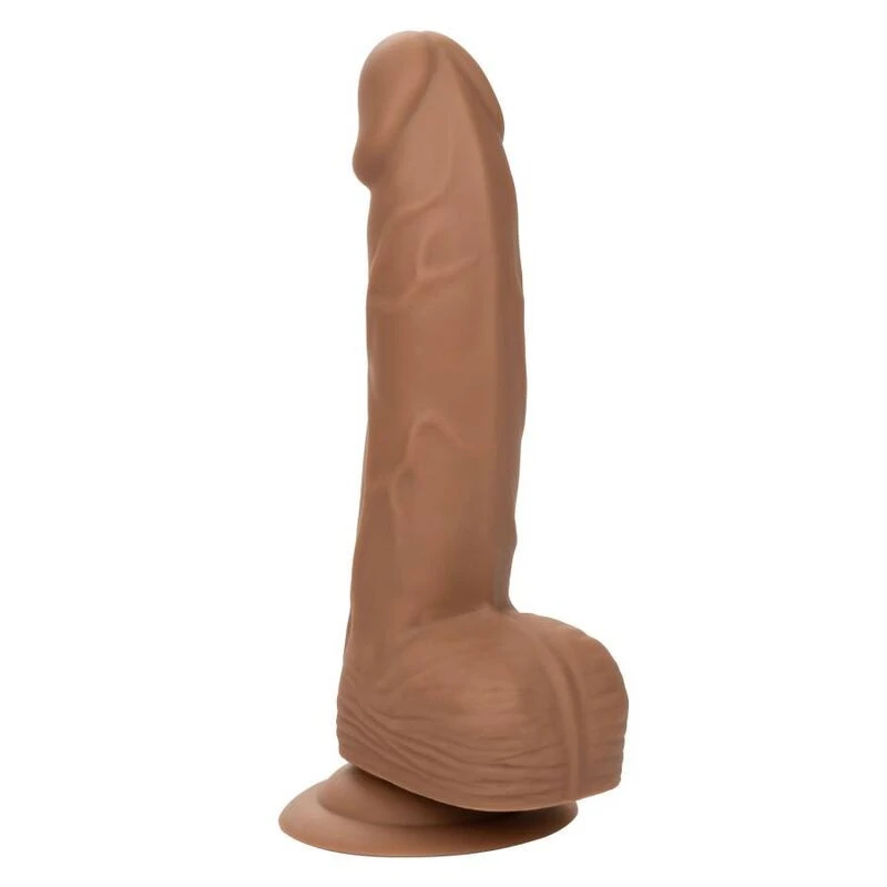 CalExotics – prémium szilikon pénisz (15,24 cm, barna)