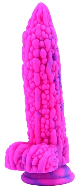 Corn Dildó – színes prémium dildó, 16 x 4 cm