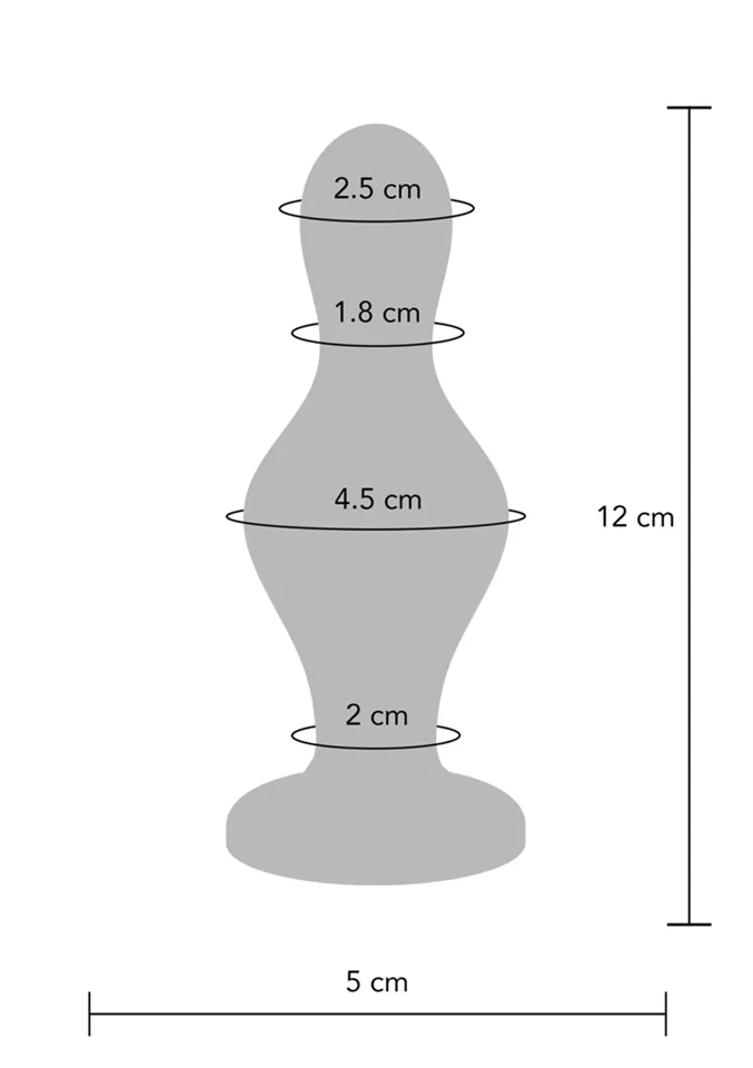Plug The Batter – prémium anális vibrátor 11 x 4,5 cm