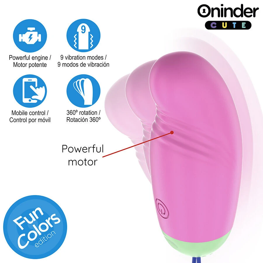 ONINDER CUTE – 360° forgó vibráló tojás prémium szilikonból