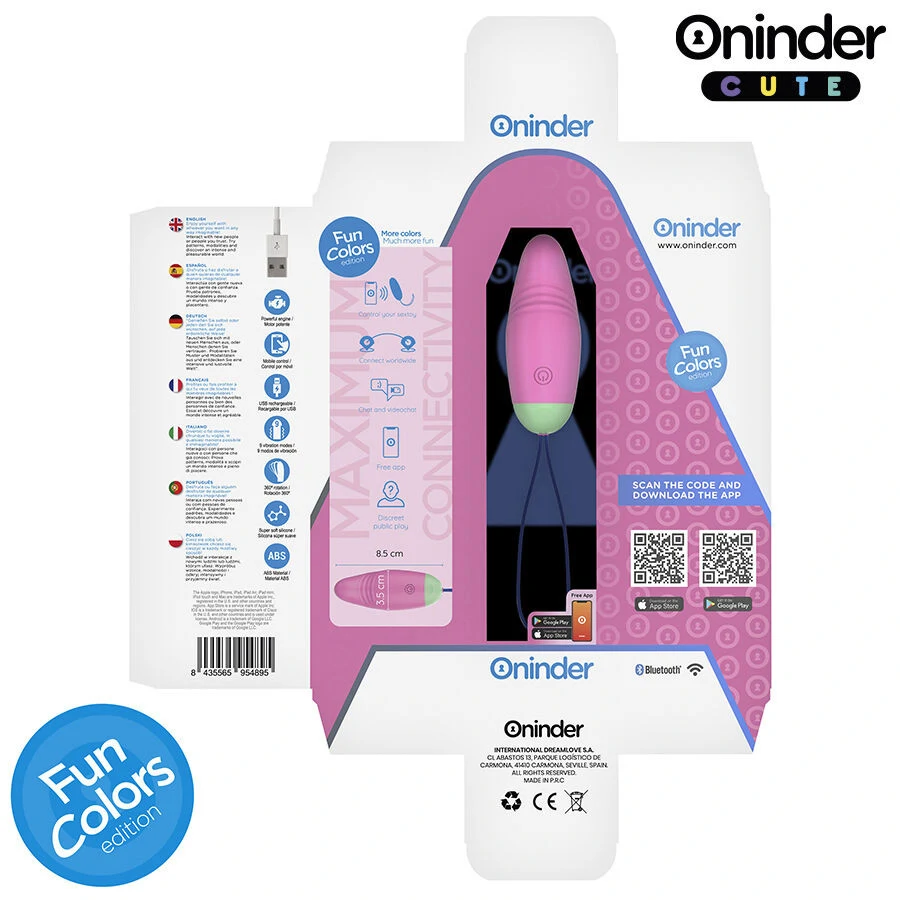 ONINDER CUTE – 360° forgó vibráló tojás prémium szilikonból