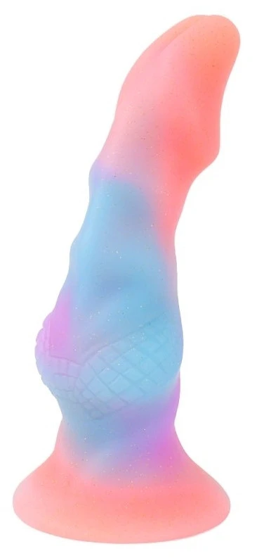 Hurix Luminescent – fénylő prémium dildó 16 x 5,5 cm