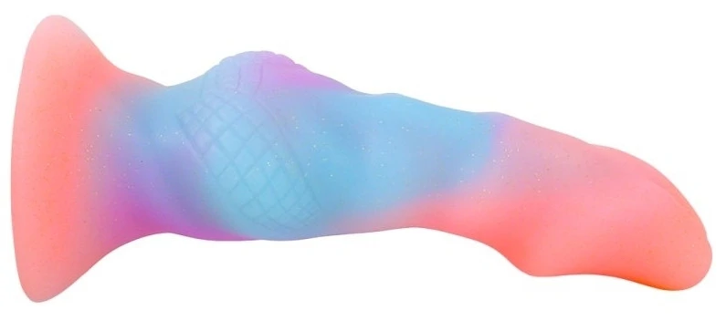 Hurix Luminescent – fénylő prémium dildó 16 x 5,5 cm
