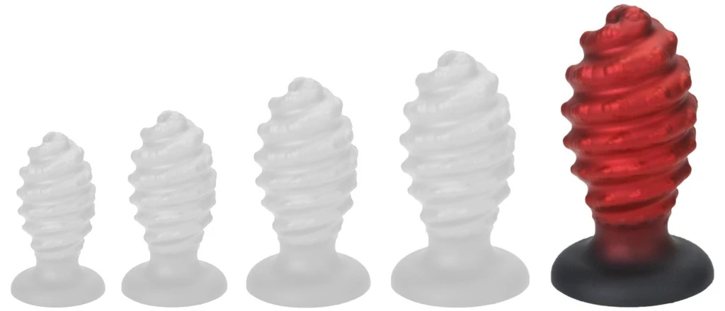 Torsado XXL – prémium anális dildó 15,5 x 8 cm
