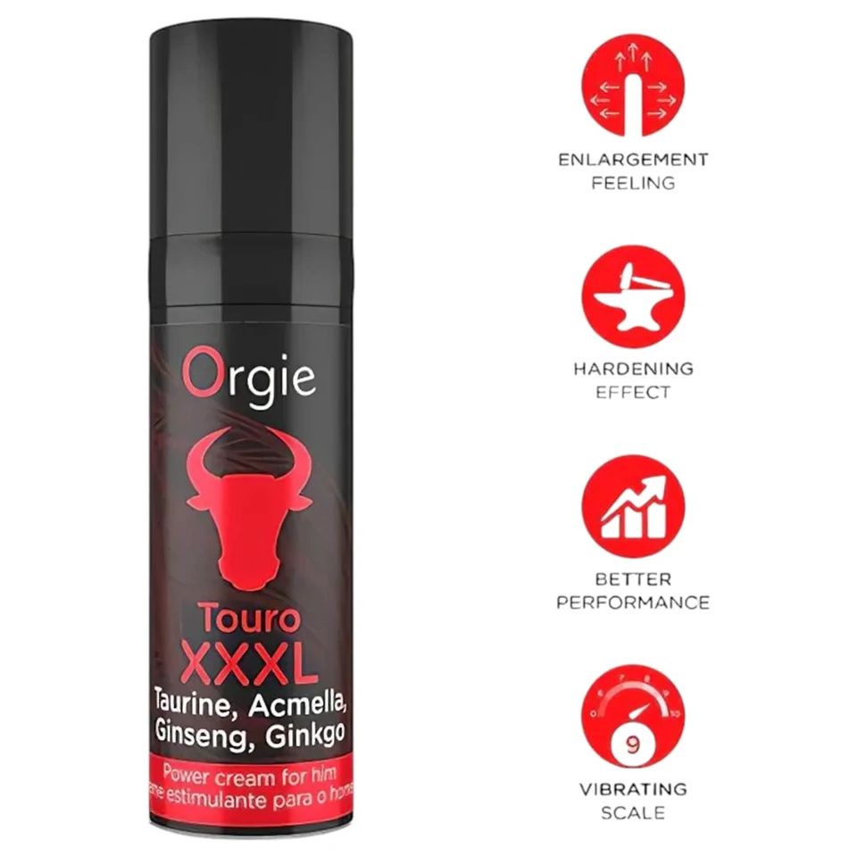 Orgie Touro XXXL - erekció fokozó krém