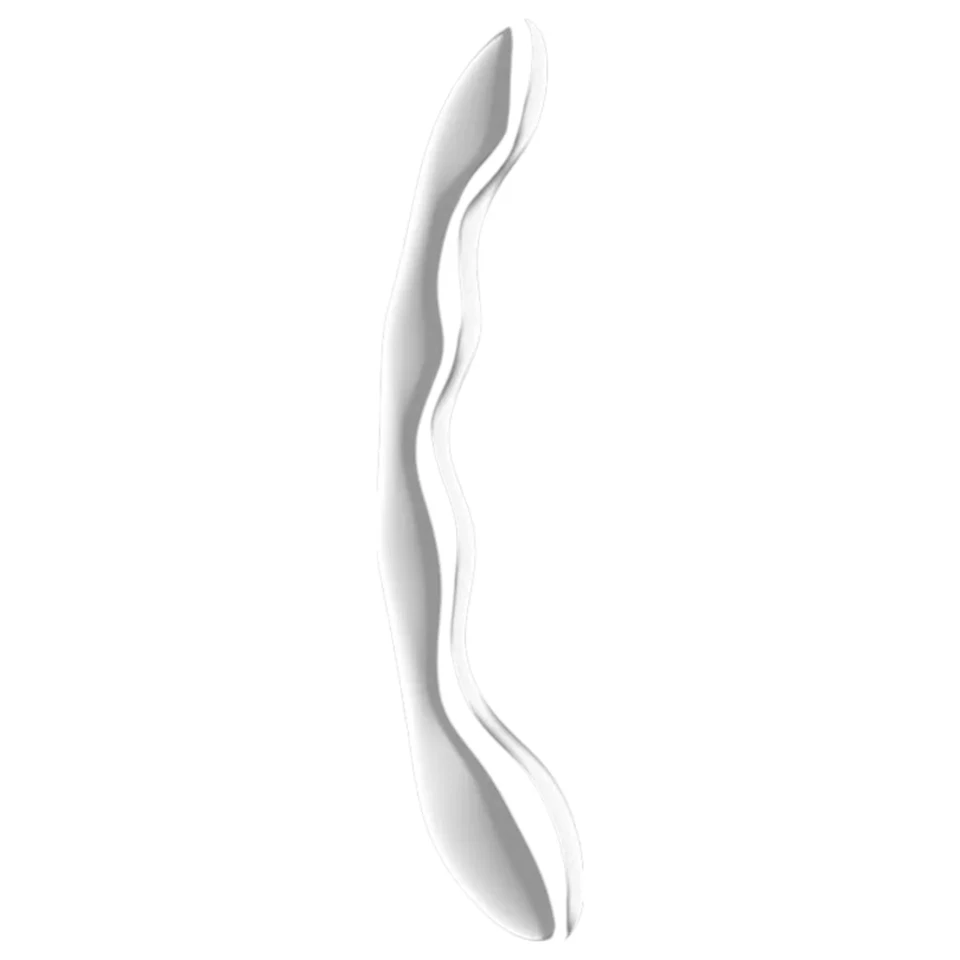 Satisfyer Cosmic Crest 2 - hullámos acéldildó (ezüst)