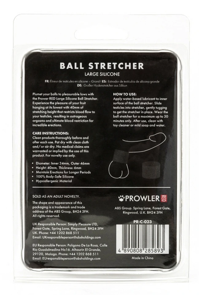 Ballstretcher Stretch L - Prémium golyónyújtó fekete