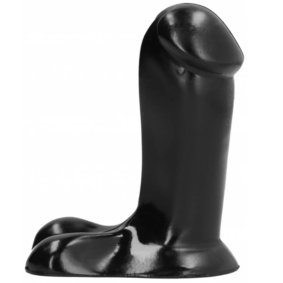 ALL BLACK – 14 cm élethű dildó