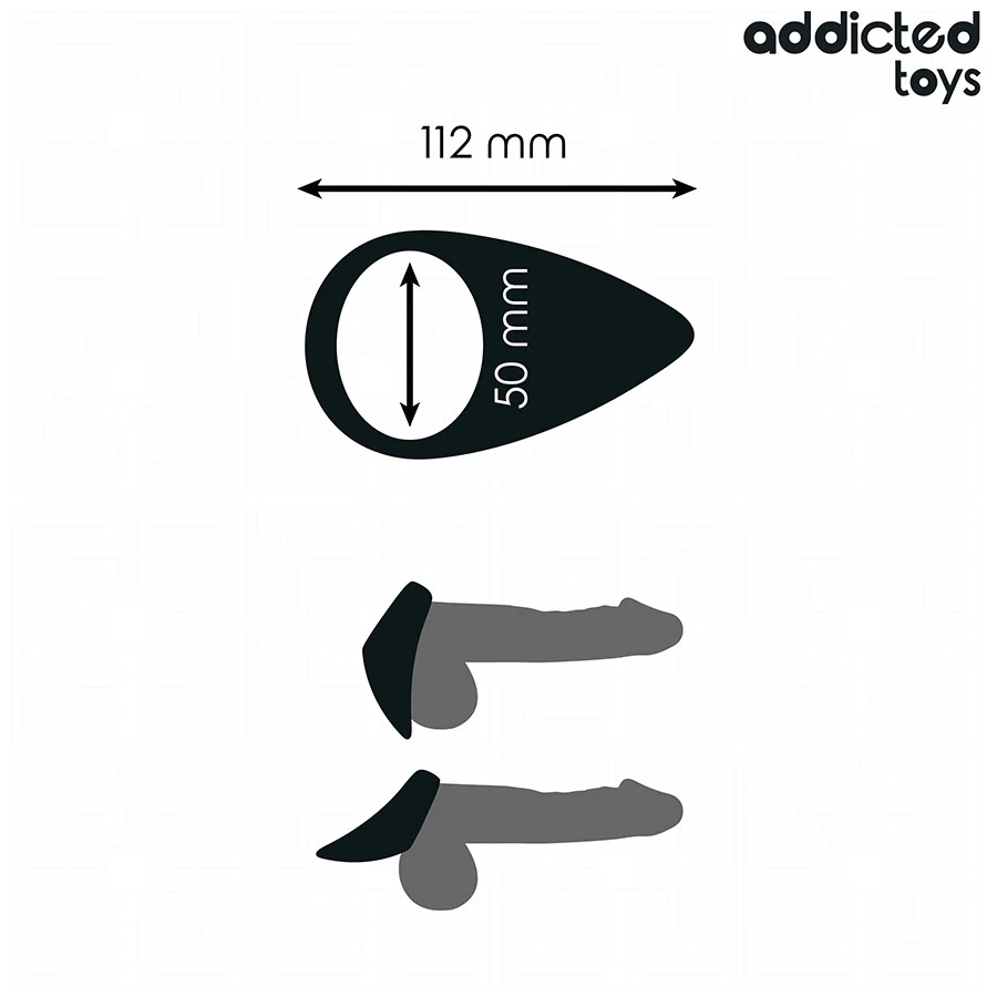 ADDICTED TOYS – könnycsepp alakú péniszgyűrű