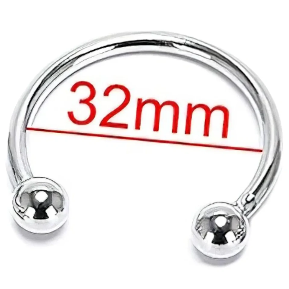 Rozsdamentes fém makkgyűrű - ejakuláció késleltetéshez (32mm)