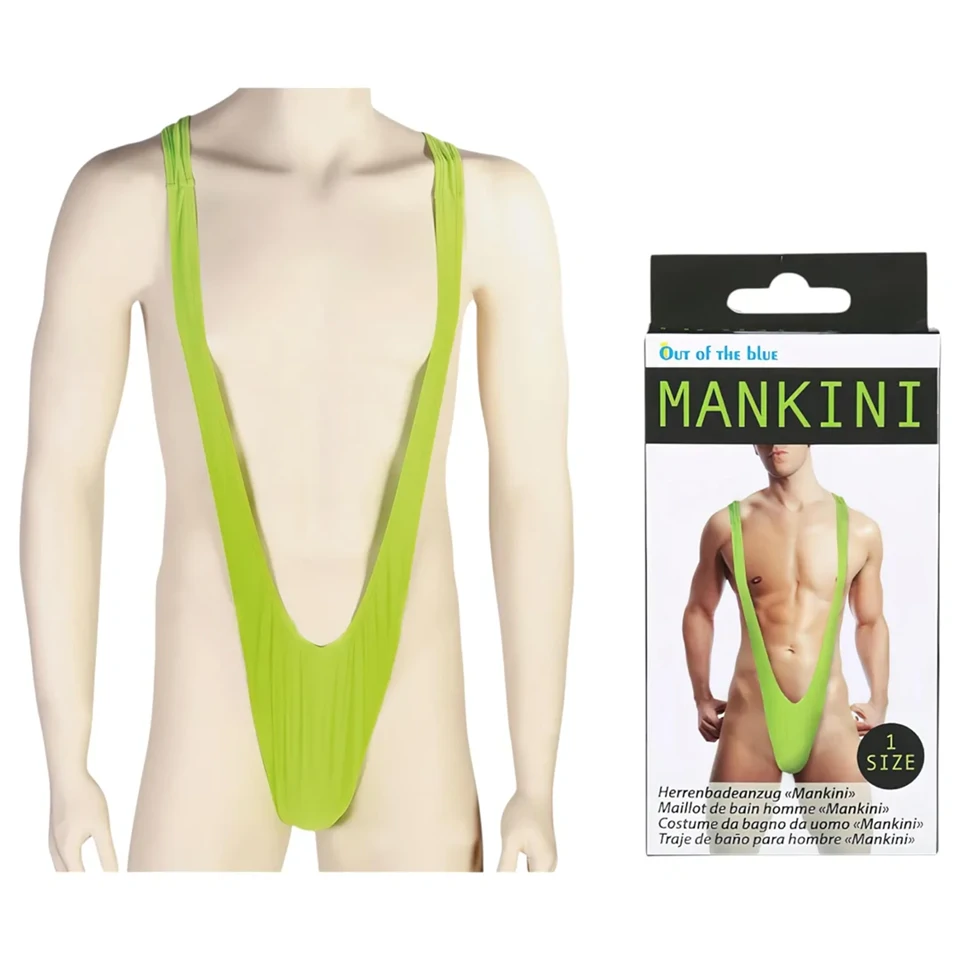 Out of The blue - mankini, férfi sling fürdőruha (zöld)