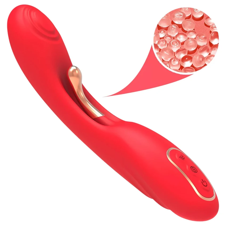 Bestoy - nyelves G-pont vibrátor (piros)
