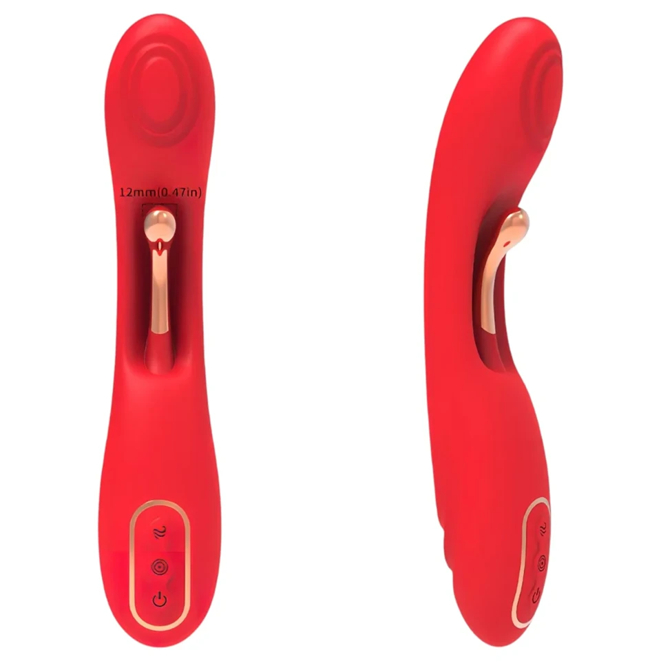 Bestoy - nyelves G-pont vibrátor (piros)