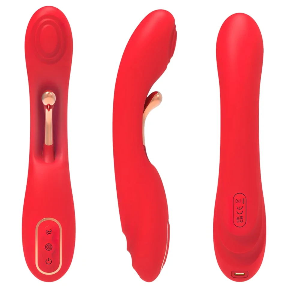 Bestoy - nyelves G-pont vibrátor (piros)