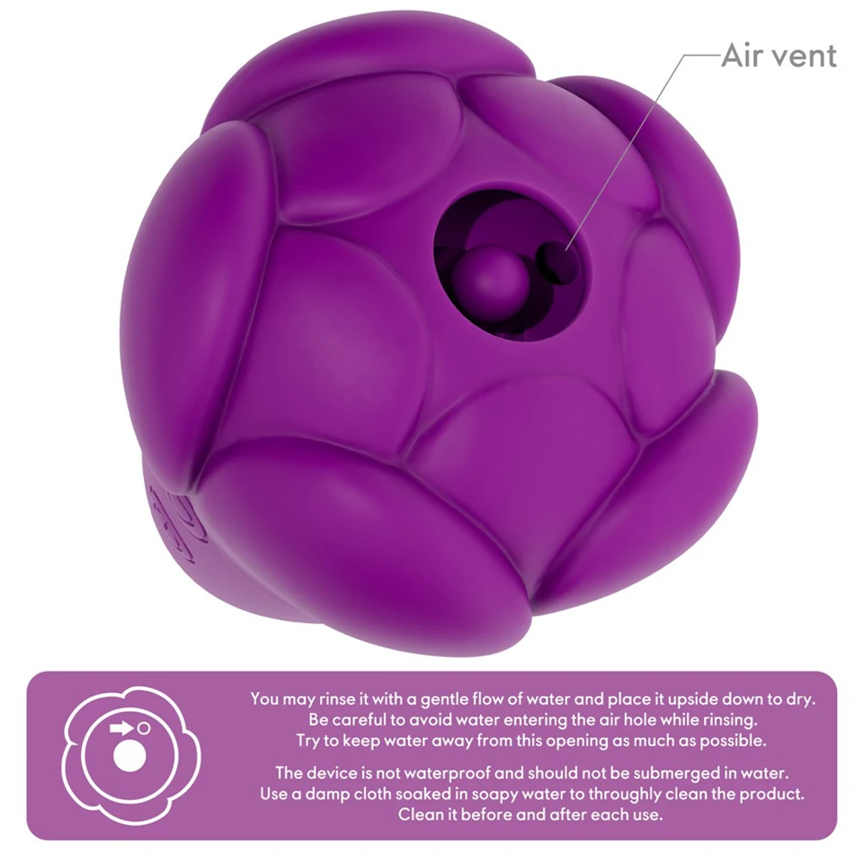 Flicker Rechargeable Vibrator Purple