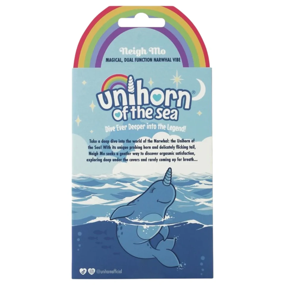 Unihorn Of The Sea - akkus narvál csiklóizgató (kék)