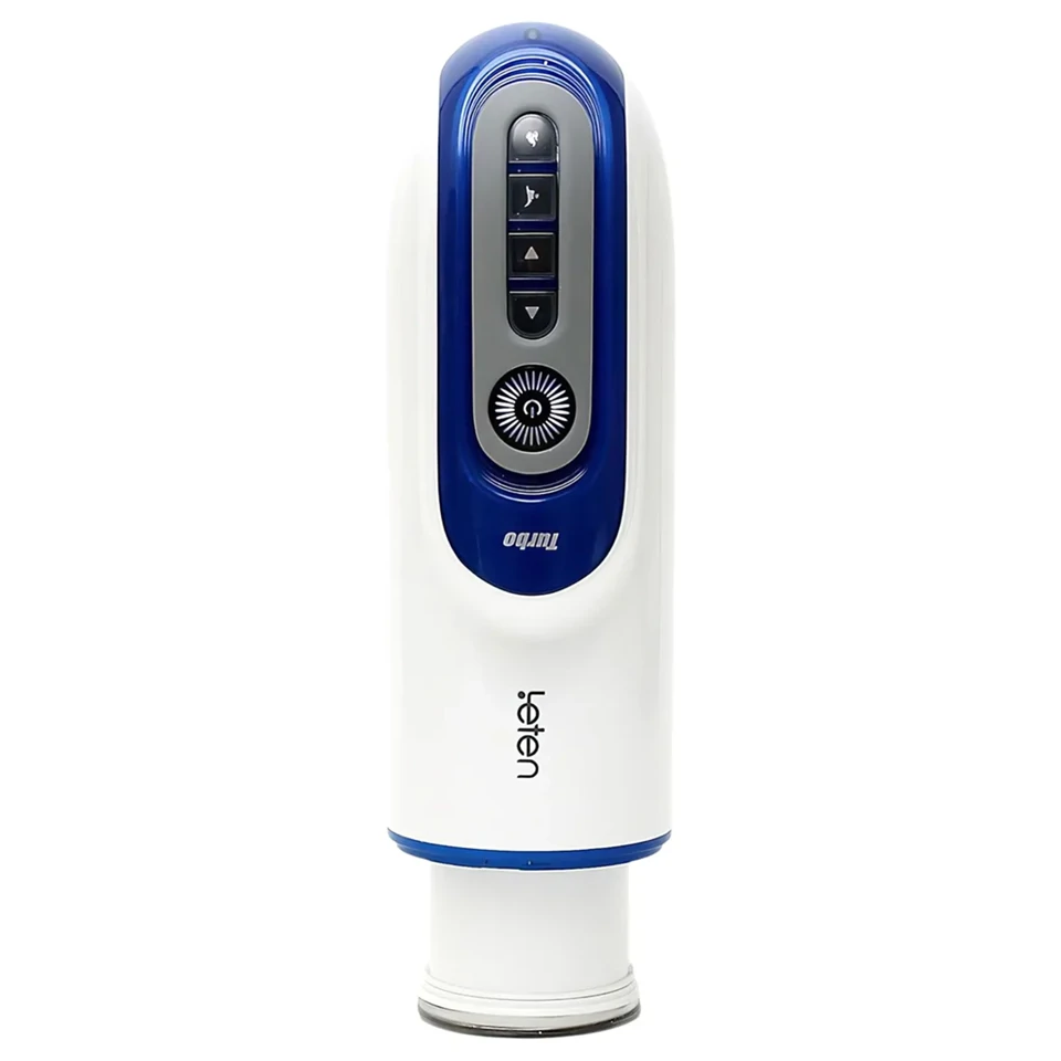 Leten SM390 - nyögő, melegítő maszturbátor (fehér)