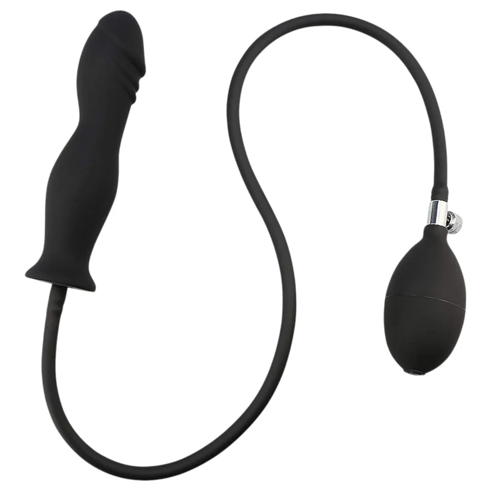 Wild Play - pumpálható anál plug (fekete)