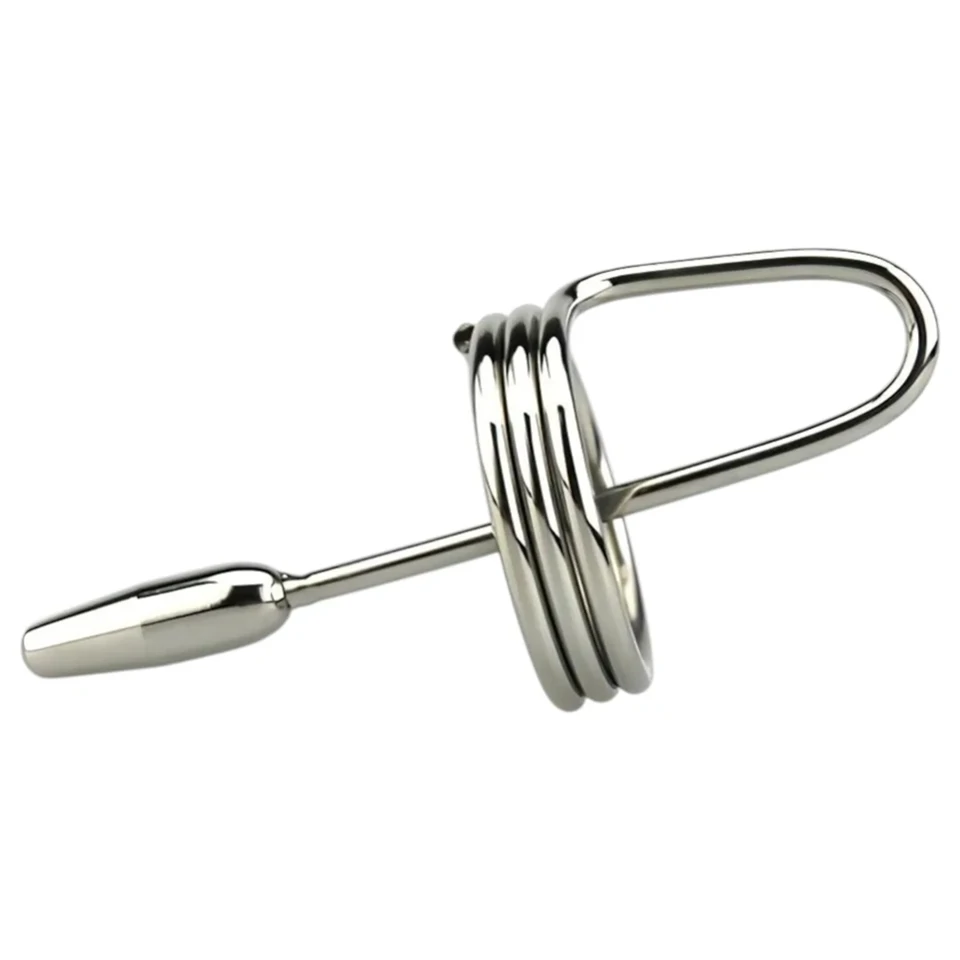 DeepRing – gyűrűs, fém dilátor - 9cm (ezüst)