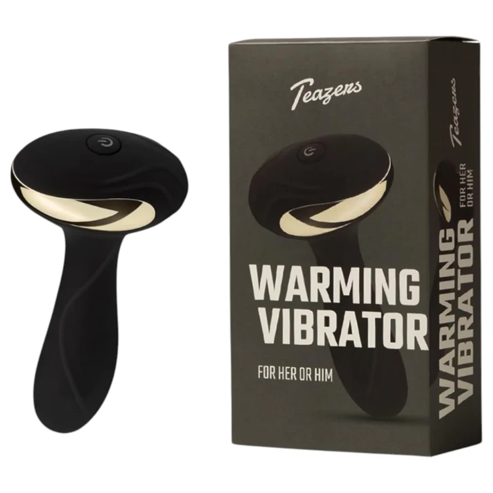 Teazers - melegítő funkciós anál vibrátor (fekete)