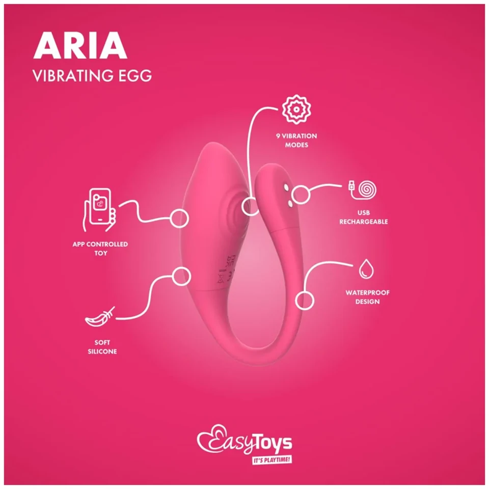 EasyConnect - okos vibrációs tojás (pink)