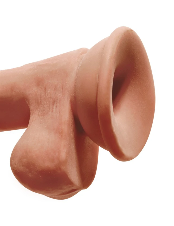6.5" Triple Density Cock with Balls Tan