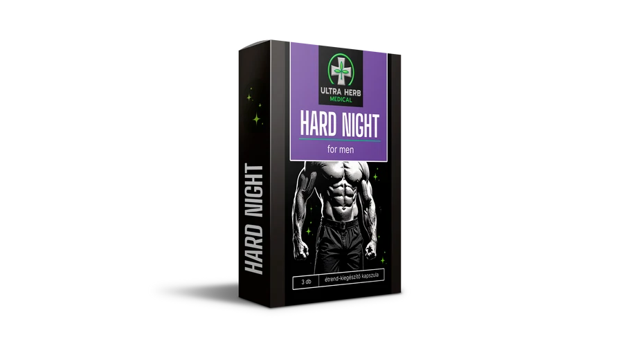 HARD NIGHT erős potencianövelő  - 6 DB