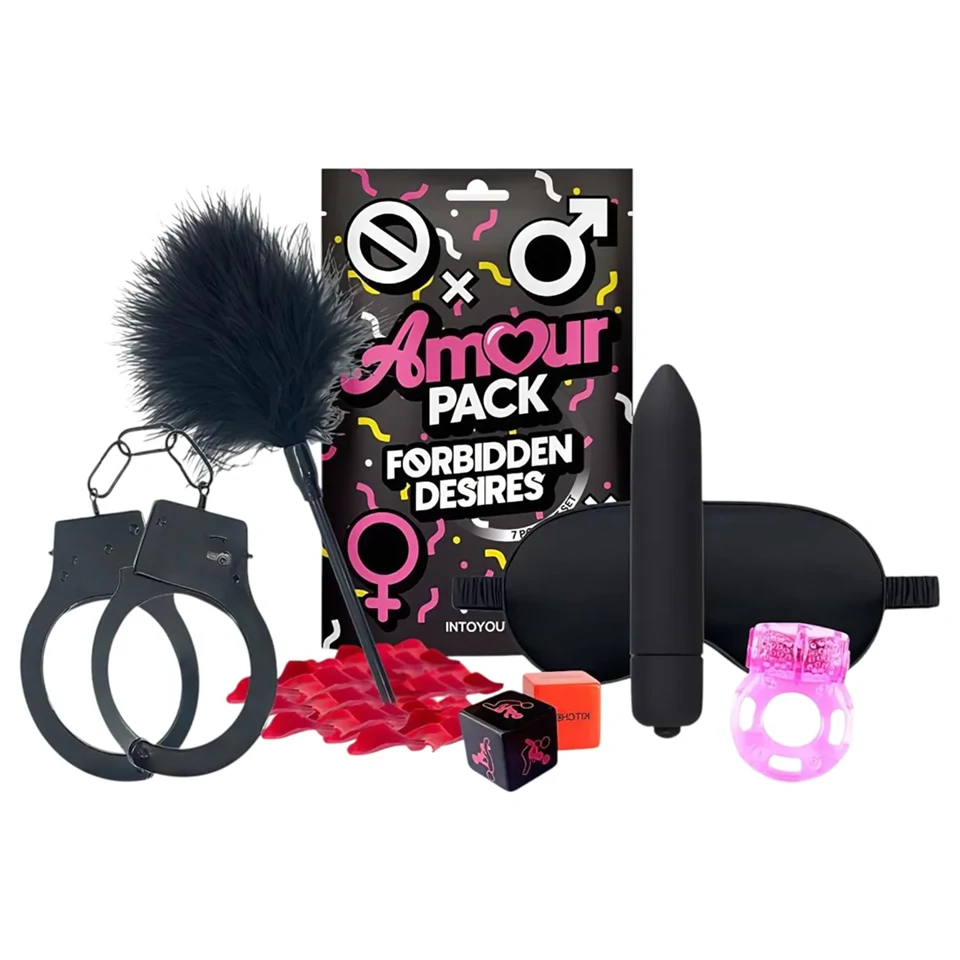 Amour Pack Together - kezdő szett vibrátorral - 7 részes
