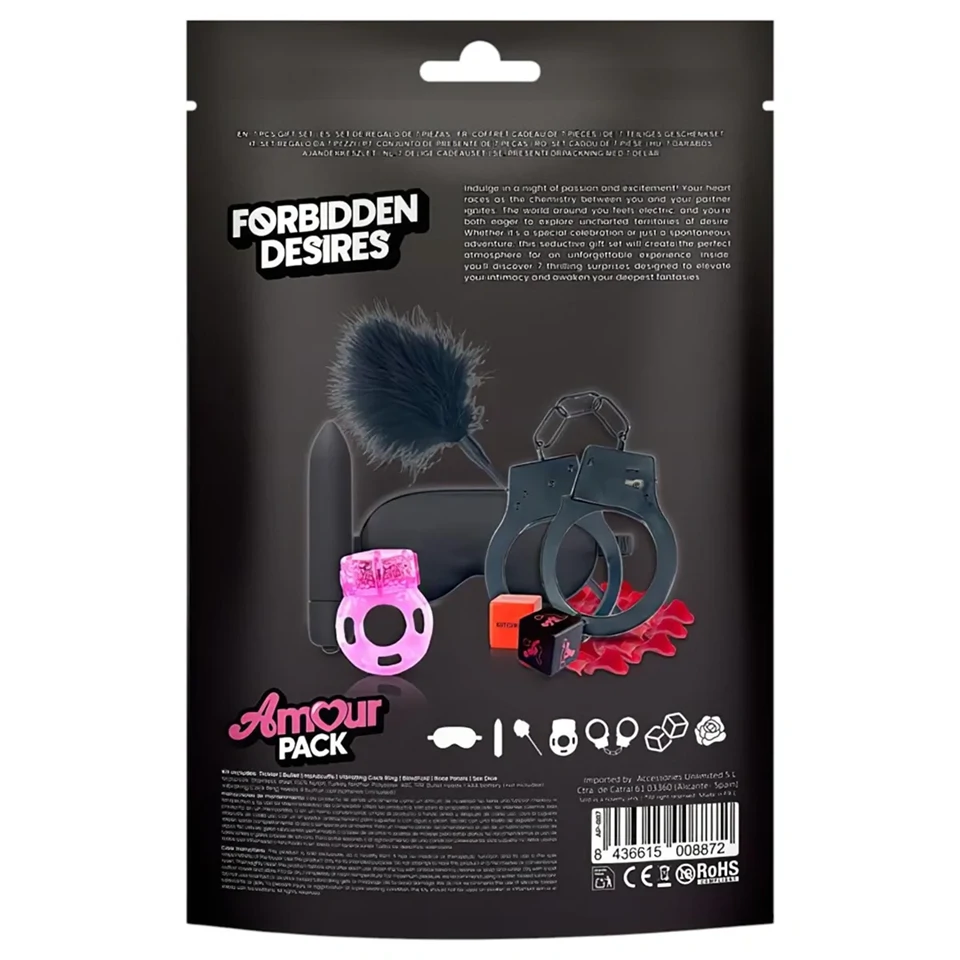 Amour Pack Together - kezdő szett vibrátorral - 7 részes