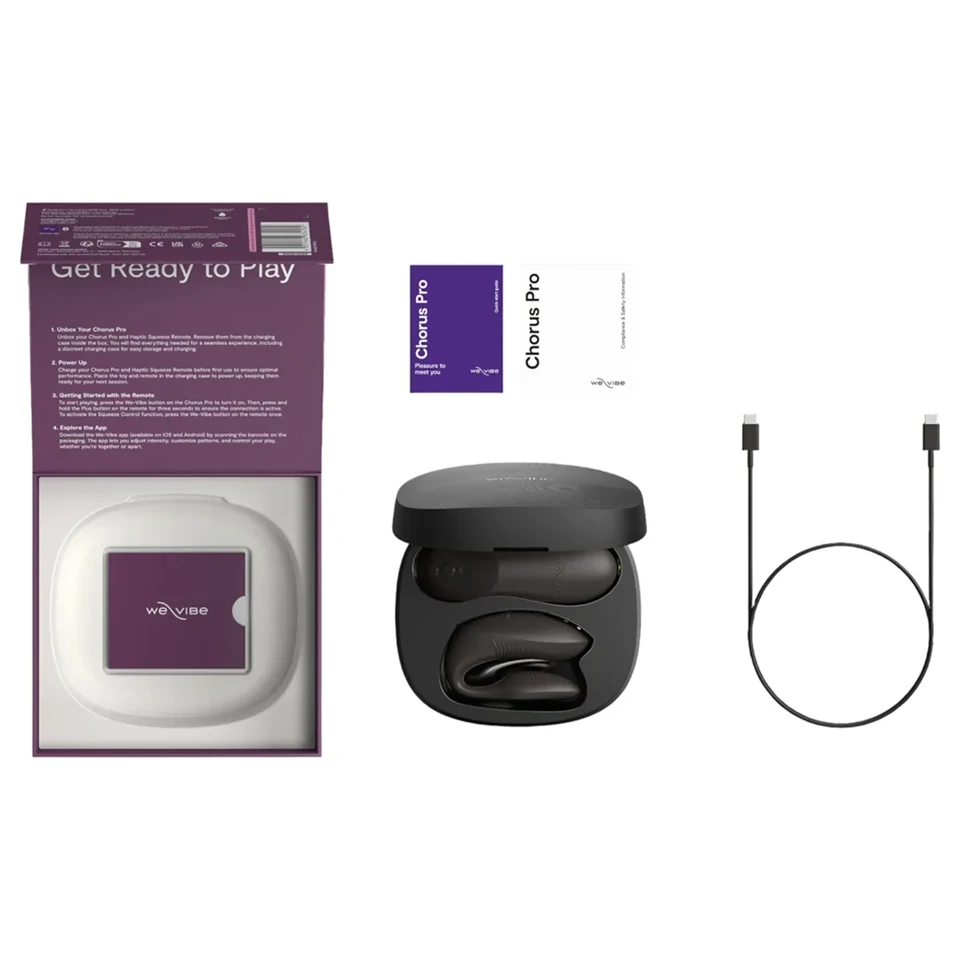 We-Vibe Chorus Pro - okos, távirányítós párvibrátor (fekete)