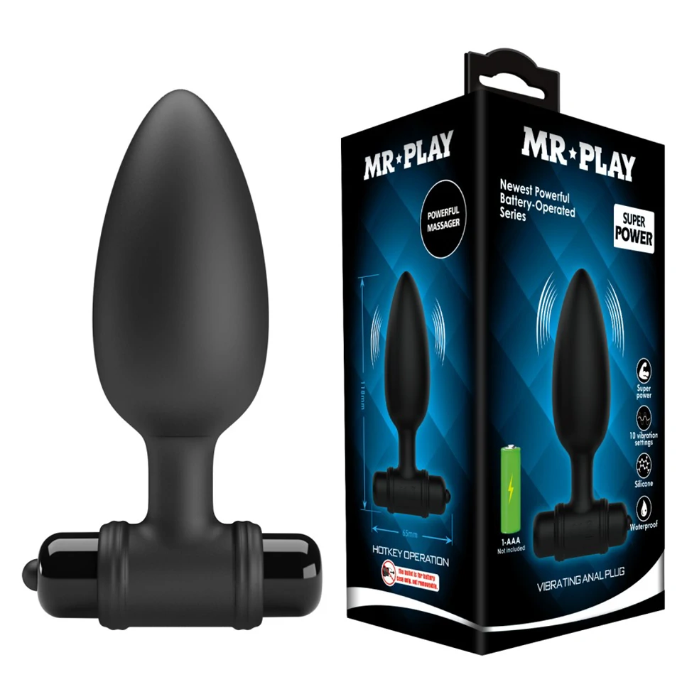 Mr. Play Vibrating Anal Plug VI