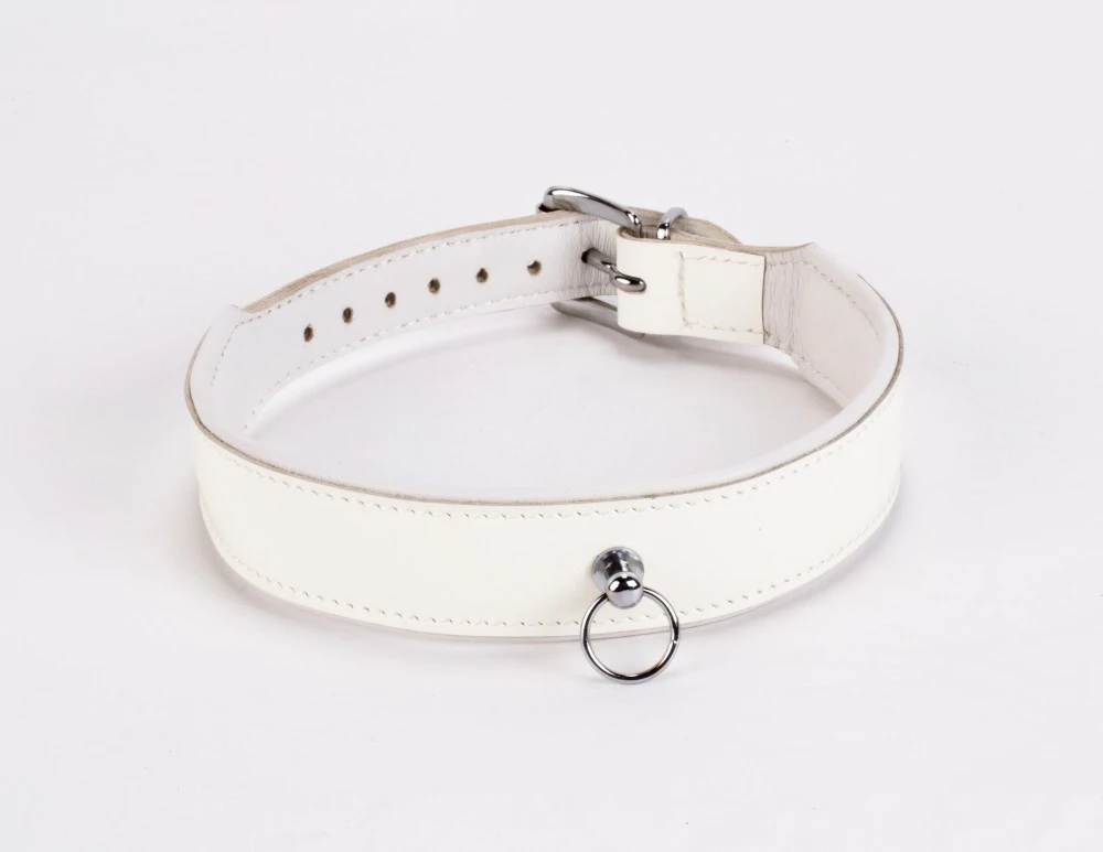 Patent Leather with Lamb Leather Backing White