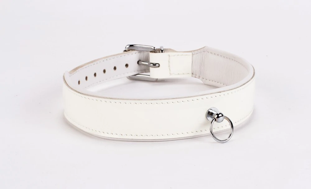 Patent Leather with Lamb Leather Backing White