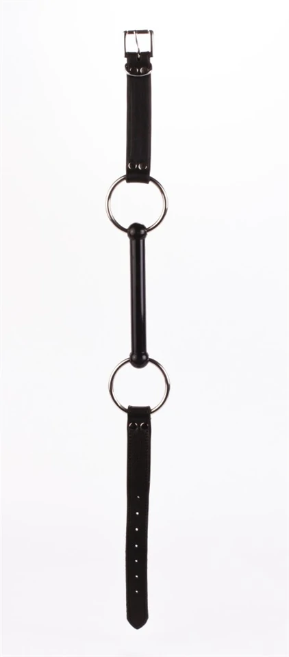Calf Softy Leather Top and Lamb Leather padding with Silicone Mouth Piece Black